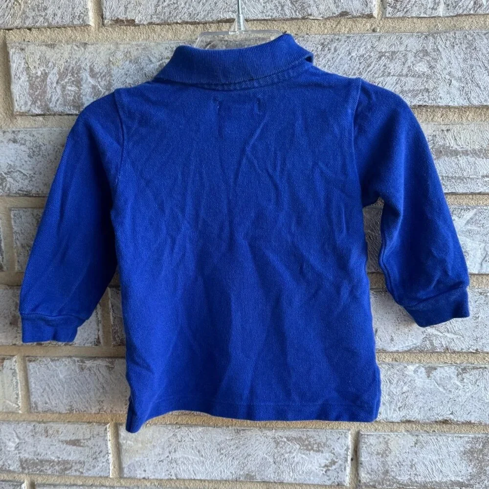 Ralph Lauren Long Sleeve Pullover Polo Baby Boy's Size 9m.